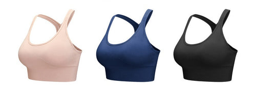 Seamless Studio Sports Bra — Supportive Yoga & Pilates Training Bra