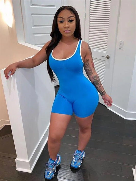 Studio Sculpt Jumpsuit — Seamless Yoga & Athleisure Romper