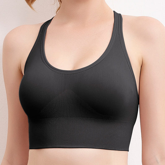 Seamless Studio Sports Bra — Supportive Yoga & Pilates Training Bra