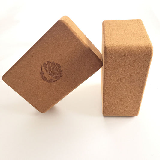 Cork Yoga Block — High Density Stability Block for Yoga & Pilates