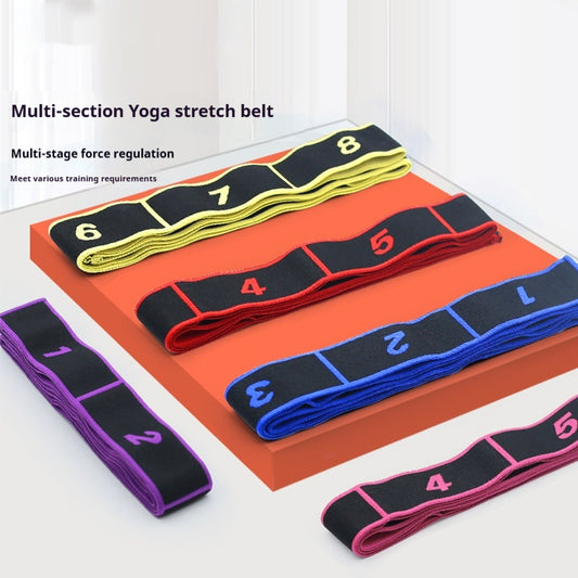 Multi-Loop Yoga Stretch Strap — Flexibility & Mobility Trainer